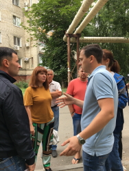 Юлия Видяйкина обсудила с жителями округа вопросы благоустройства